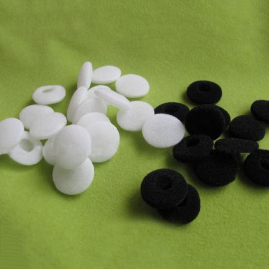 30Pcs Earphone Pads Cushion Anti-slip Flexible Sponge Soft Durable Earpad for Headphone