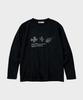 Maidibbeullumemolijeu Symbol Graphic Long Sleeve(Black)