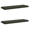 2 Piece Bench Cushions SOEST 2 Pcs. 100percent Polyester Anthracite