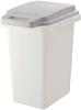 Squirrel Made In Japan Trash Can with Lid Antibacterial Pail Deodorizing 33JS Gray 33L