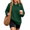 Damen Kapuzenpullover Sweatshirt mit Tasche Langarm Lässig Bequem