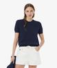 LACOSTE Women'S Light Cotton Short Sleeve Sweater Af5025-56G 166