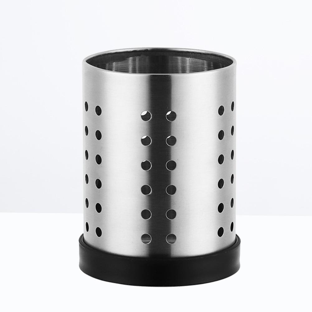 Besteckhalter Organizer Besteckhalter Abtropfgestell Löffel Gabel Essstäbchen Aufbewahrungskorb Edelstahlgestell Zuhause Küchengerät