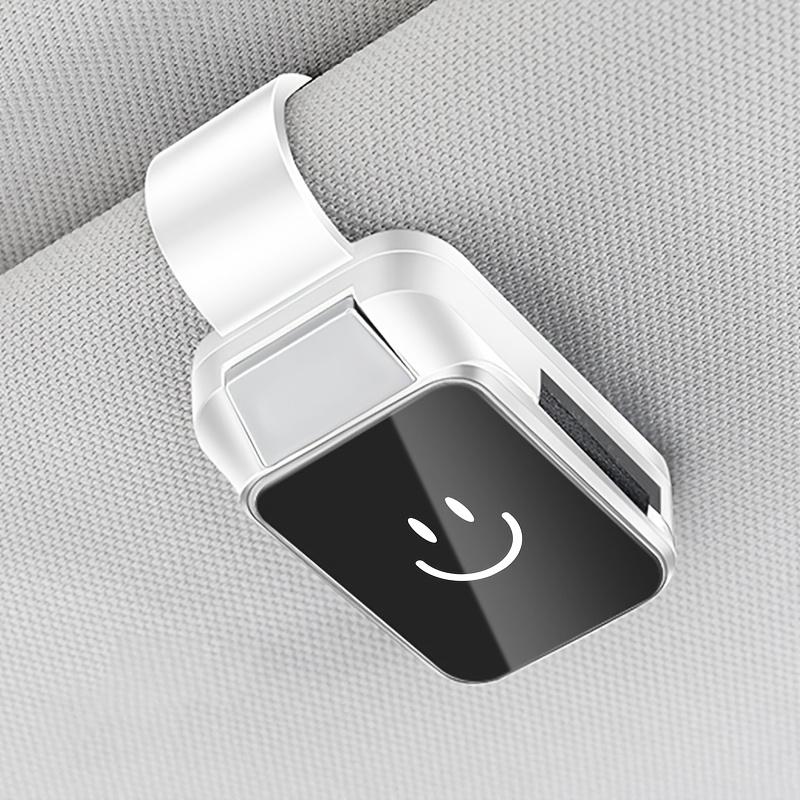 Clip Porte-Lunettes de Voiture Mode - Résine ABS Durable, Installation Facile pour Tous les Modèles de Véhicule, Maintient les Lunettes Mode sur le Pare-Soleil