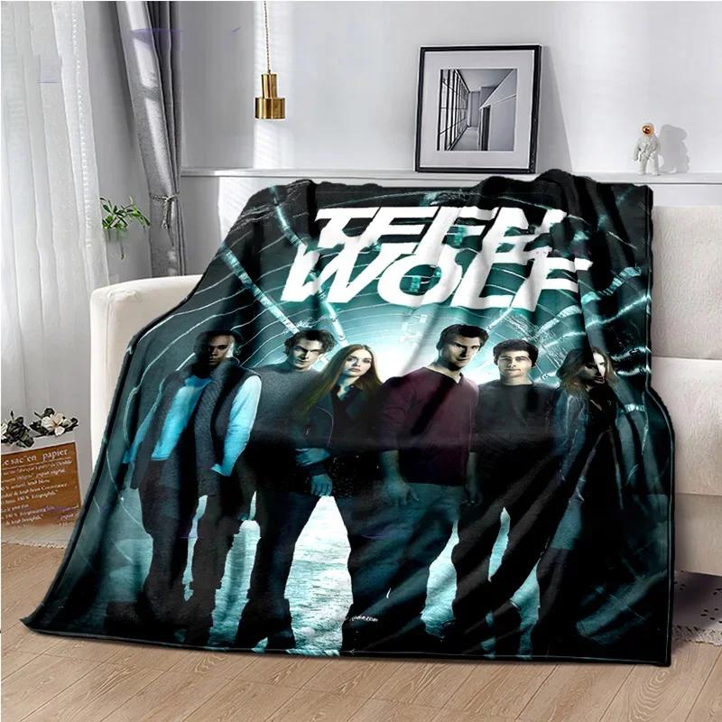 Teen Wolf Film Deken Warm Pluche Gezellig Huis Plaid voor Bed Bank Sofa Lichtgewicht Reisdeken Bank Quilt Cadeaus