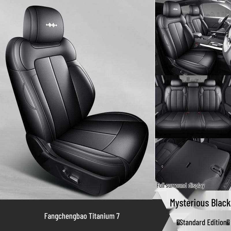 Formula Leopard Titanium 7 Seat Cushion: All-Season, Full-Coverage Breathable Suede Cover.
