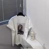 New Summer Casual Loose Versatile Cartoon Dog Printed Short-sleeved T-shirt for Women
