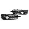 2PCS Front Bumper Fog Light Cover Grille Grill Fit A1 S-Line 2011-2014
