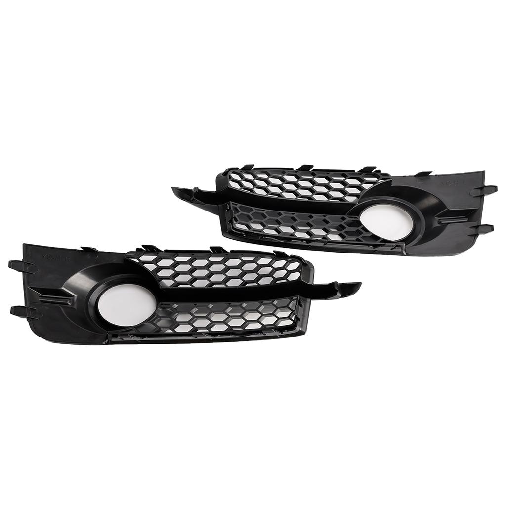 2PCS Front Bumper Fog Light Cover Grille Grill Fit A1 S-Line 2011-2014