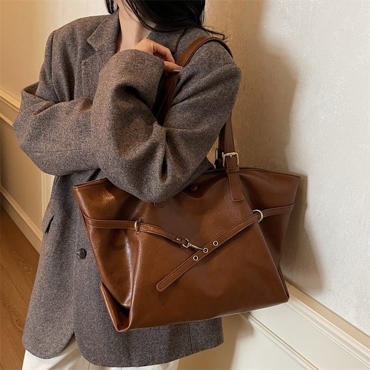 Large Capacity Tote Bag Women's Shoulder Messenger Bag