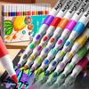 Acrylmarker-Set für Steinmalerei, 12–80 Farben, für Kinder, Stein-Malstifte-Set, für Keramik, Glas, Holz, Manga-Kunst, Schulbedarf