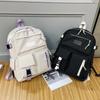 Mochila de lona feminina, mochilas escolares para meninas, adolescentes, fofa, mochila escolar com vários bolsos, bolsas para laptop