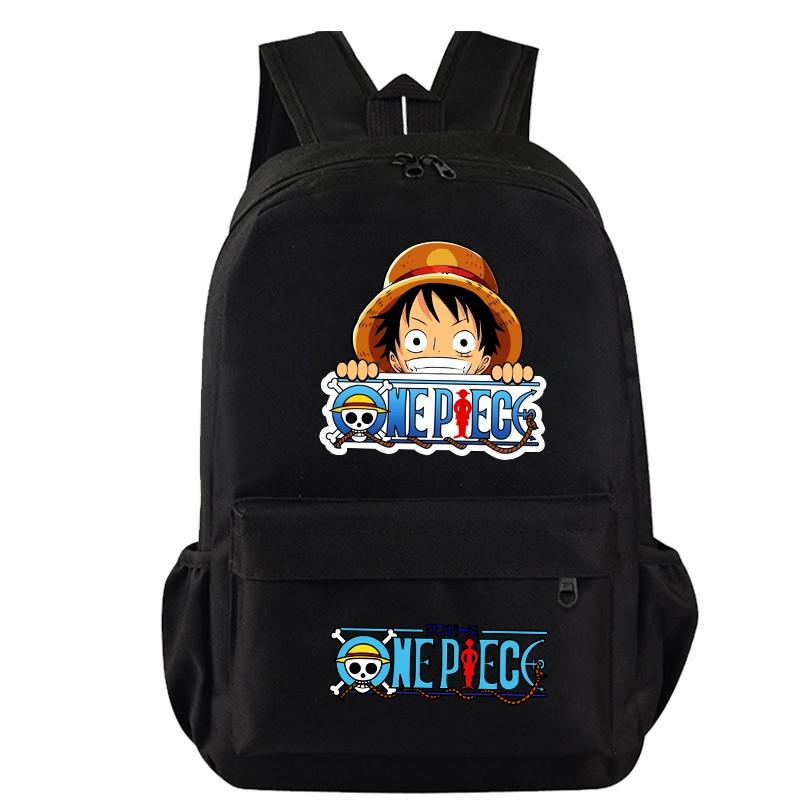 Anime One Piece Rucksack für Jungen und Mädchen, Schulanfang, große Kapazität, Rucksack, Büchertasche, Reisetasche, Mochila, Geschenke für Kinder