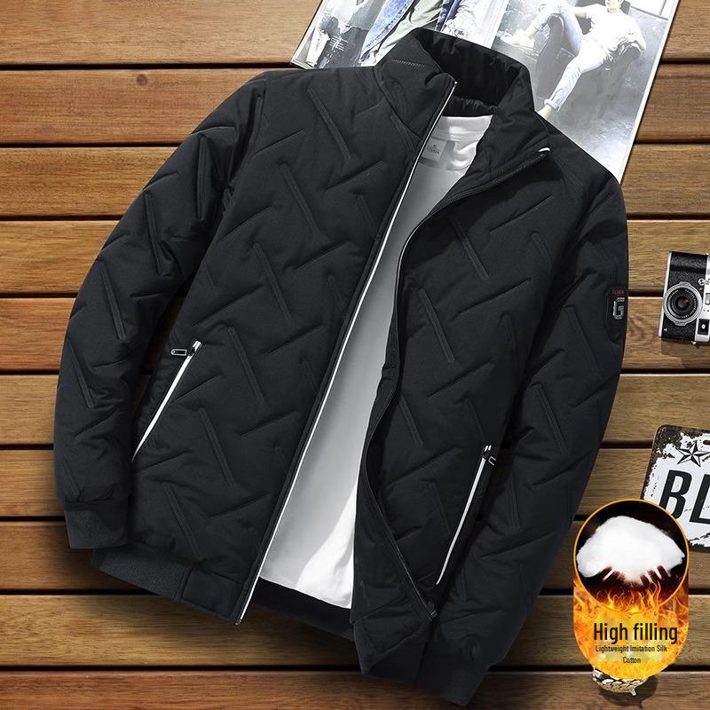 2025 Herren Winter Verdickte Baumwolljacke - Trendiger, kurzer und warmer Kälteschutzmantel