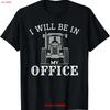 I Will Be In My Office Tractor Driver Farmer Dad Farming T Shirt Vintage Washed Fashion Soft Top For Everyday Wear Stretched