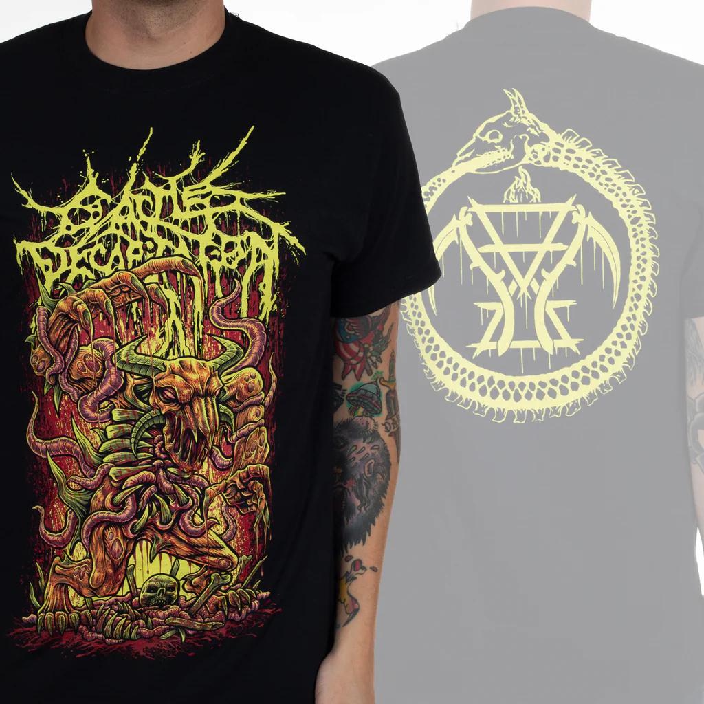 Cattle Decapitation Inspect Sign Lässiges T-Shirt Luxusmarke für Männer und Frauen Oberteil