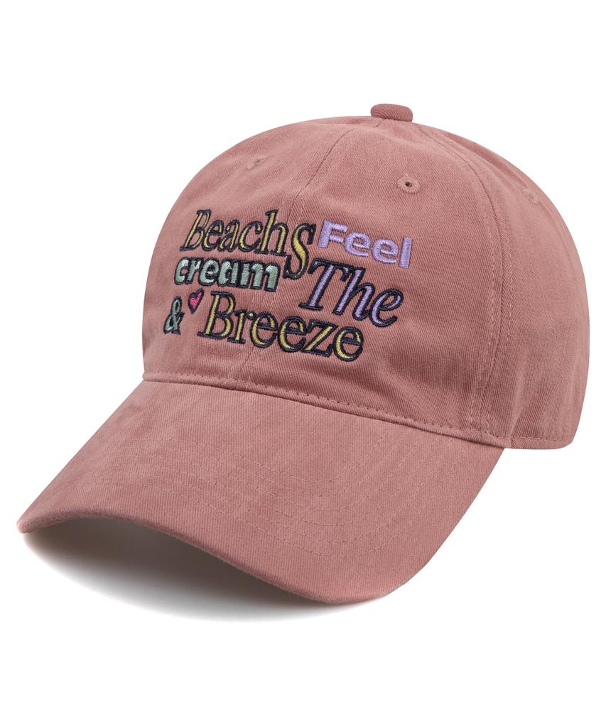Bichiseuaenkeulim Breeze Cotton Ball Cap-Pink