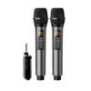 Wireless Microphone System with Handheld Mic UHF Professional Dynamic Microphones for Home Cinemas