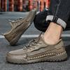Men's Mesh Shoes Summer Handmade Quality Sandals Casual Breathable Outdoor Hiking Fashion Designer Luxury Tennis Sneakers
