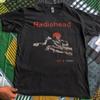 Radiohead Kid A Album Tour Vzácné námořnicky modré tričko s krátkým rukávem Dámské Stejná vysoká kvalita Unisex Bavlna Léto