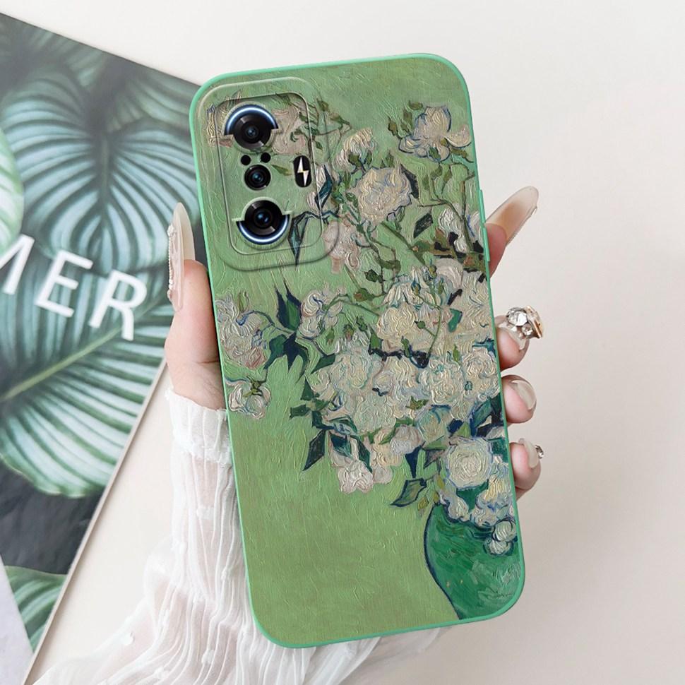 Phone Case For Xiaomi Redmi K40 Gaming Case Luxury Painting Cover For Redmi K 40 K40 Gaming Silicone Soft Shockproof Back Cover