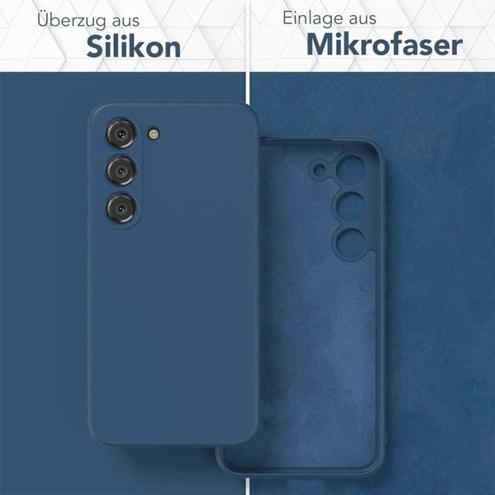 Coque - BOOLING - pour Samsung Galaxy S24 - Silicone Liquide - Protection Durable - Antidérapante