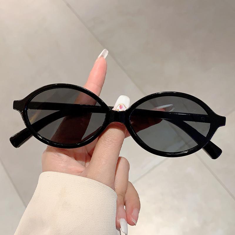 KAMMPT Vogue Leopard Sun Shades Fashion Oval Designer Women Sunglasses for Travelling Driving