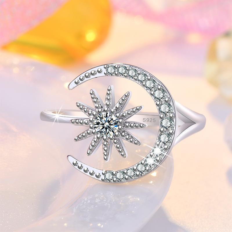 925 Silver Ring Fashion Sparkle AAA Zircon High Quality For Women Rings Wedding Fine Jewelry Accessories Party Gift