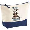 Trousse de maquillage - PLANETEE - Matthéo Panda Grain - Grand format - Coton - Impression HD