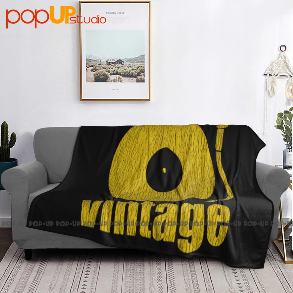 Vintage Vinyl Dj Music Classic Record Collector Technics 1200 Turntable Ultra-Soft Blanket Quilt Winter Sofa Cover Bed Covers
