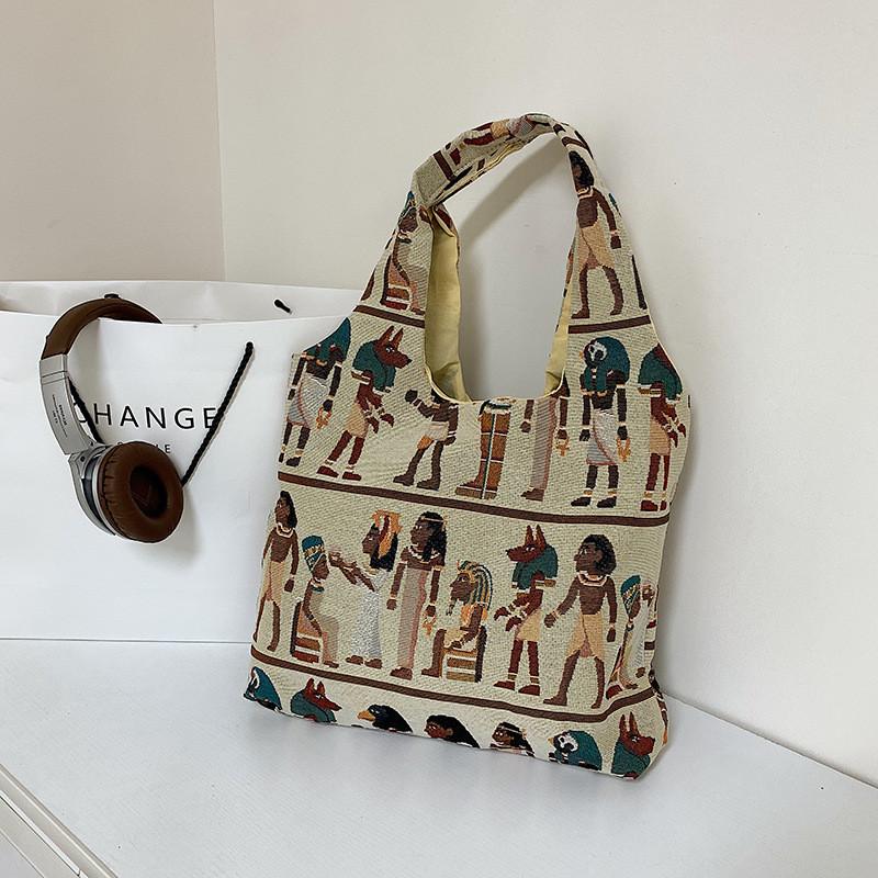 Stylish Fashionable Tote Bag For Women Large Capacity Canvas Handbag In Zebra Print