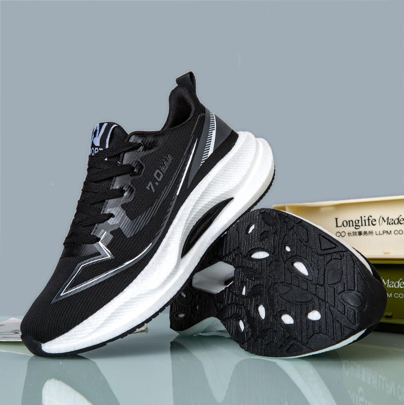 Spring and Summer Men's Shoes Couple Shoes Running Casual Shoes Travel Shoes Heightened Thick Sole Lightweight Mesh Women's Shoes