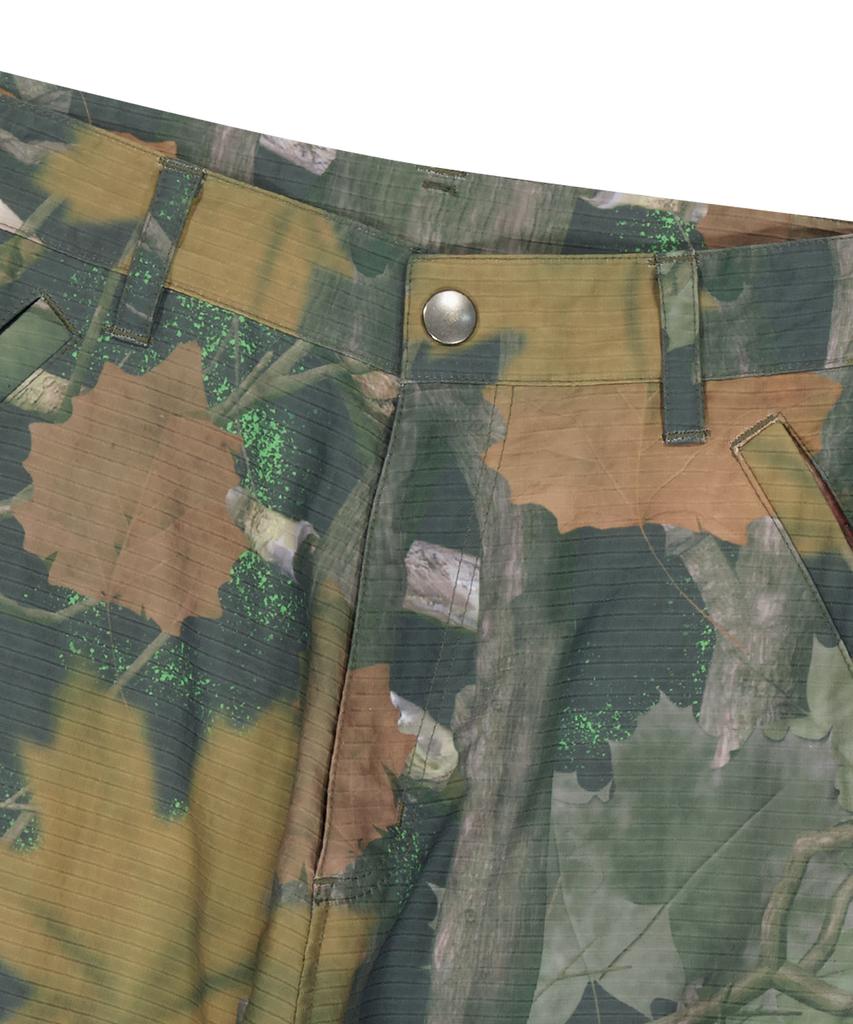 YESEYESEE Convertible Zip Off Pants Camo