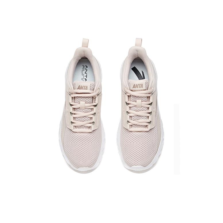 Anta Série Style de vie Amortissantes Antidérapantes Basses Chaussures de Sport Décontractées Baskets pour Femmes Lotus-Gris 922225523-2