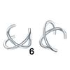 Trenzas vikingas para el cabello, 2 uds., doradas y plateadas, rastas, Clip para la oreja sin perforación, cuentas para Barba, puños, Clip, accesorios para el cabello, joyería de estilismo