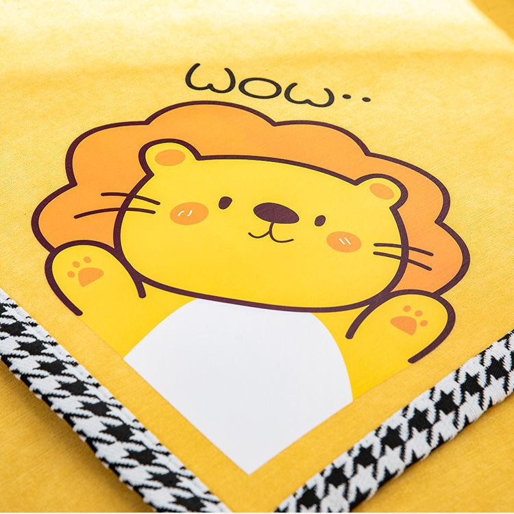Chenille Small Lion Printing Sofa Towel Universal Sectional Anti-cat Scratch Sofa Cover Anti-slip Couch Cover for Living Room