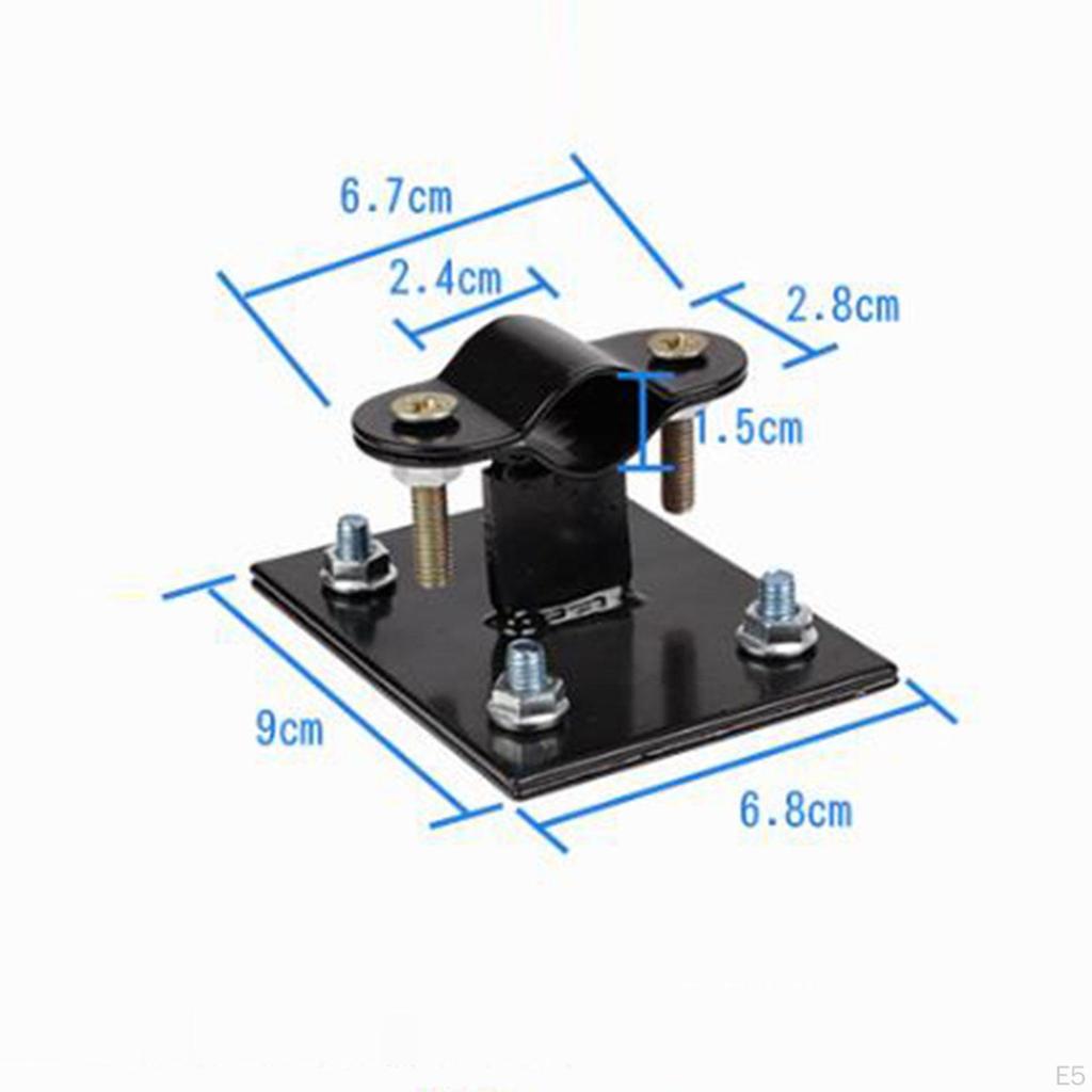 Adjustable Mounting Bracket for Bike Basket with Fixing Components
