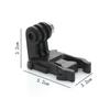 Universeller Schnellverschluss Action-Kamera Helmhalterungs-Adapterbasis für GoPro 13 Insta360 X5 DJI Osmo Action 6 5 Pro Zubehör