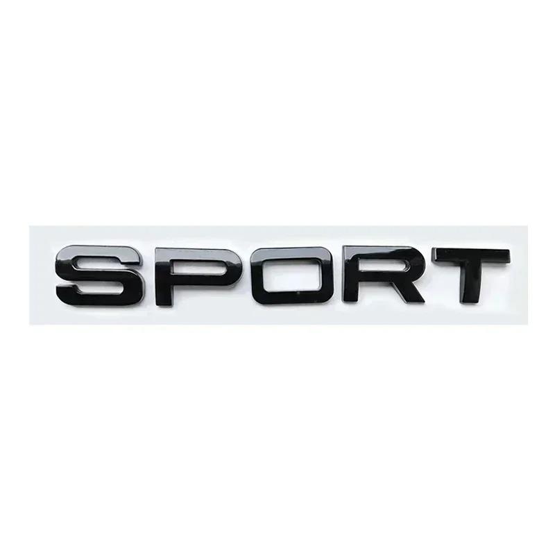 3D ABS Car Front Hood Emblem Badge Decal Letters Sticker for Range Rover Logo For Range Rover Evoque Sport HSE SE V8 Accessories