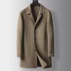 Autumn and Winter Handmade Double-sided Wool Coat Men's Pure Wool Fashion Thickened Warm Men's Top Jacket