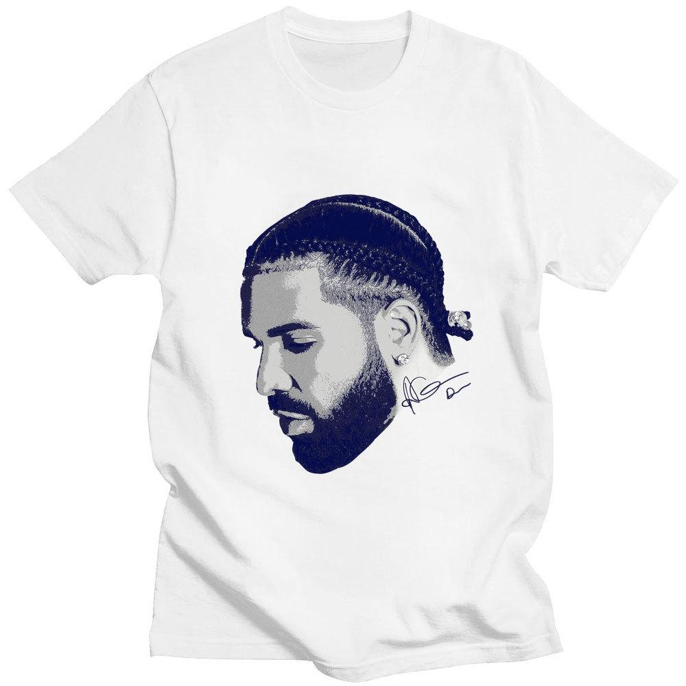 Vintage Rapper Drizzy Drake Print 100% Cotton T-shirt Unisex Casual Cott
