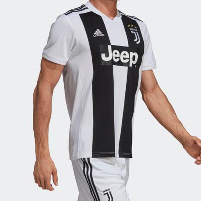 adidas Juventus Home Replica Jersey 2018-2019 Men Tops White Black CF3489