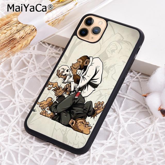 MaiYaCa BJJ Brazilian Jiu Jitsu Art Sport Phone Case For iPhone 16 15 14 Plus XR XS 11 12 13 Pro Max Cover Coque