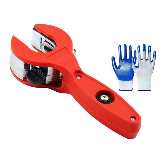 Yousheng Narzędzie do cięcia rur zapadkowe Jednoręczne Szybkie narzędzie do cięcia rur do cięcia rur ze stali nierdzewnej, miedzi, aluminium, PVC o średnicy 5/16-1-1/8 cala
