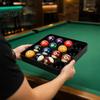 Pool Ball Tray Billiard for 16 Balls, 3D Printed Raised Edge Holder Holder, Snooker Carrying Storage Tray, Table Accessories