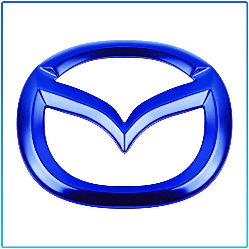 1pc ABS Car Steering Wheel Center Emblem Sticker Accessories For Mazda 3 7 8 Atenza Axela 5 6 323 500 RX7 RX8 CX9 CX30 CX7 CX6 CX5