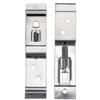 4pcs Corrosion Resistance Trailer Number Plate Clips Rectangular Number Plate Frame Holder Fleets
