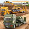 2026 Halbrahmen-Container-LKW Diecast Ingenieurwesen Trägheitsantrieb Spielzeug für Jungen Traktor Bagger Bulldozer Kinder Fahrzeugmodell