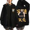 Hot Anime Demon Slayer Hoodies Uzui Tengen Print Zip Up Hoodies Kimetsu No Yaiba Manga Graphic Φούτερ Harajuku Μπουφάν με φερμουάρ