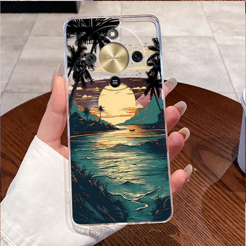 For Honor X9d 2025 Case Clear Luxury Cute Love Rabbit Funny TPU Soft Silicone Phone Case For Honor X9d 5G Transparent Back Cover